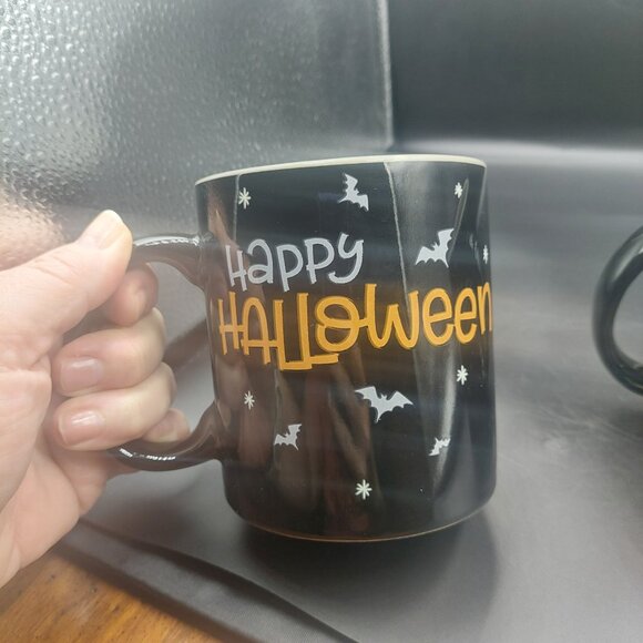 HAPPY HALLOWEEN 2 NEW Disney Witch Minnie & Vampire Mickey Mouse Bats Moon Mugs - Picture 6 of 7